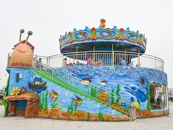 Amusement Park Carousel Ocean Theme