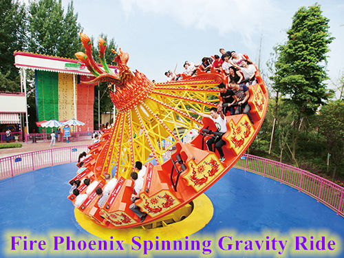 Fire Phoenix Spinning Gravity Ride