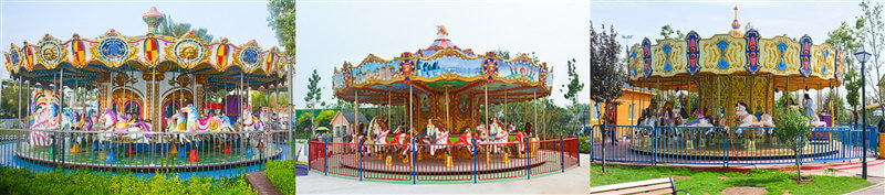 What is the top drive carousel ride