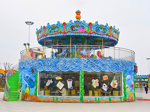 amusement park carousel ride details