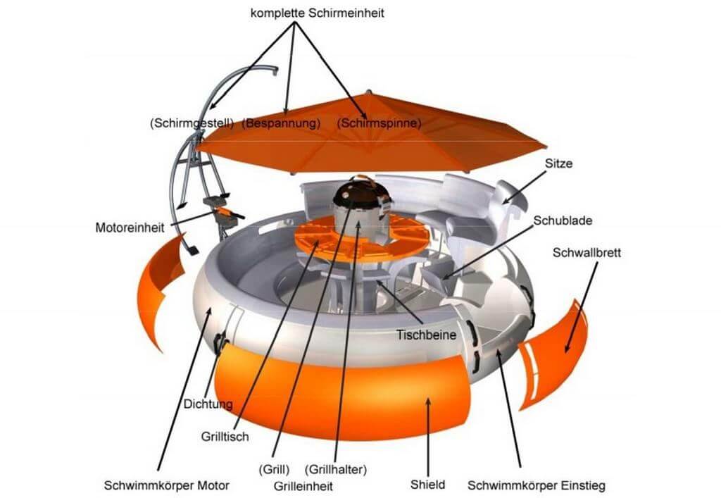 bbq boat leisure electric-jasonrides