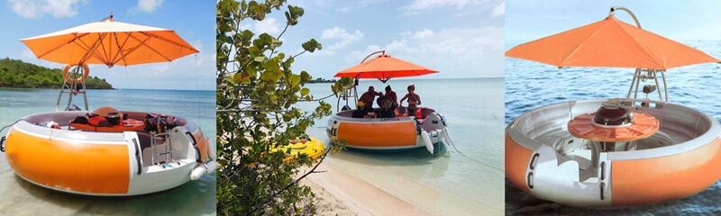 donut bbq boat-jasonride