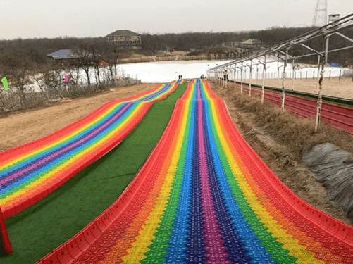 rainbow dry snow slide cost