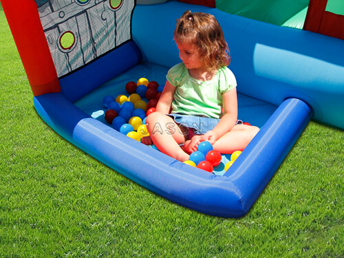 small indoor bouncy castle