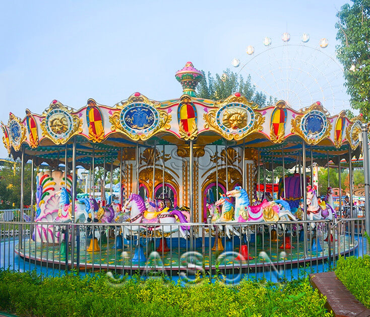 amusement park carousel ride