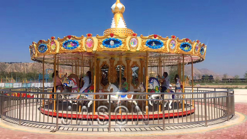 amusement park carousel ride cost